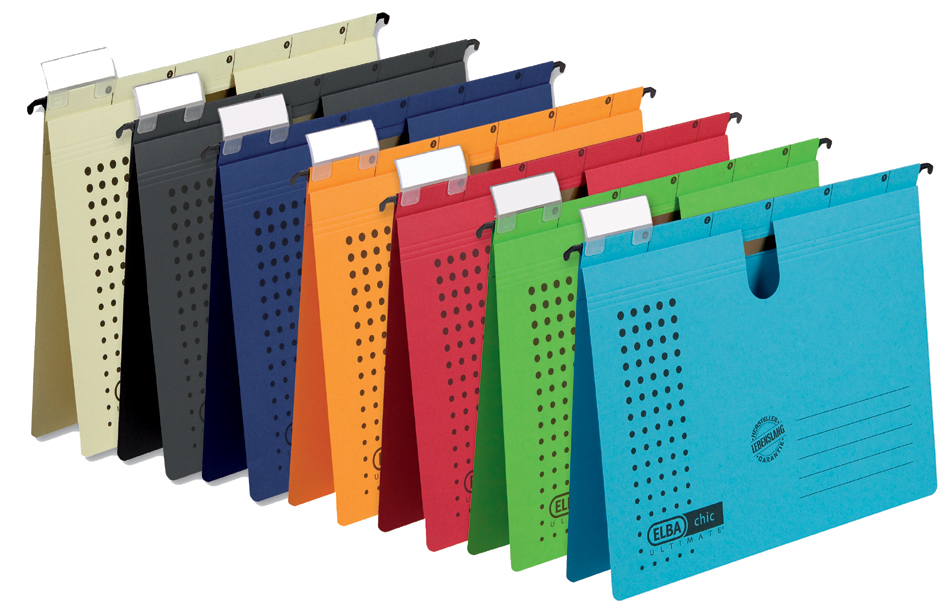 85741589343357b991 ELBA Hängehefter chic ULTIMATE, DIN A4, dunkelblau