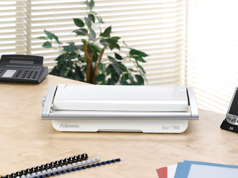 6a599905b3392a43474e9c81f0a238aa Plastik Bindegerät Fellowes Star+ 150