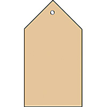 601458934d13442da HERMA Anhängezettel, 35 x 60 mm, Colli-Anhänger, braun