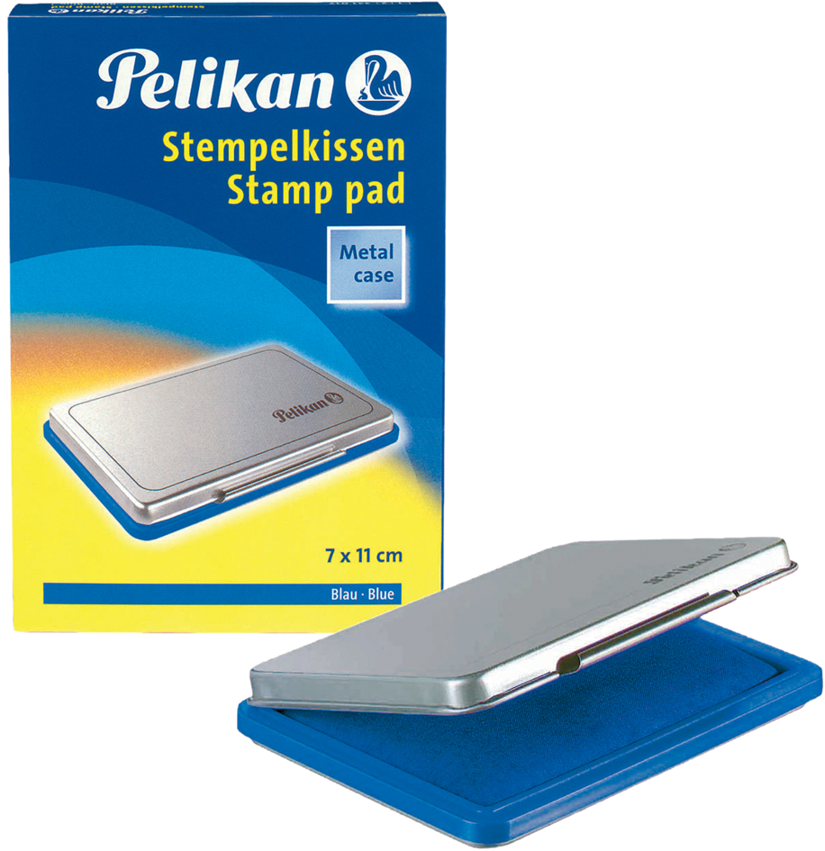 331017589335d87c80a Pelikan Stempelkissen Gr. 1, (B)160 x (T)90 mm, blau