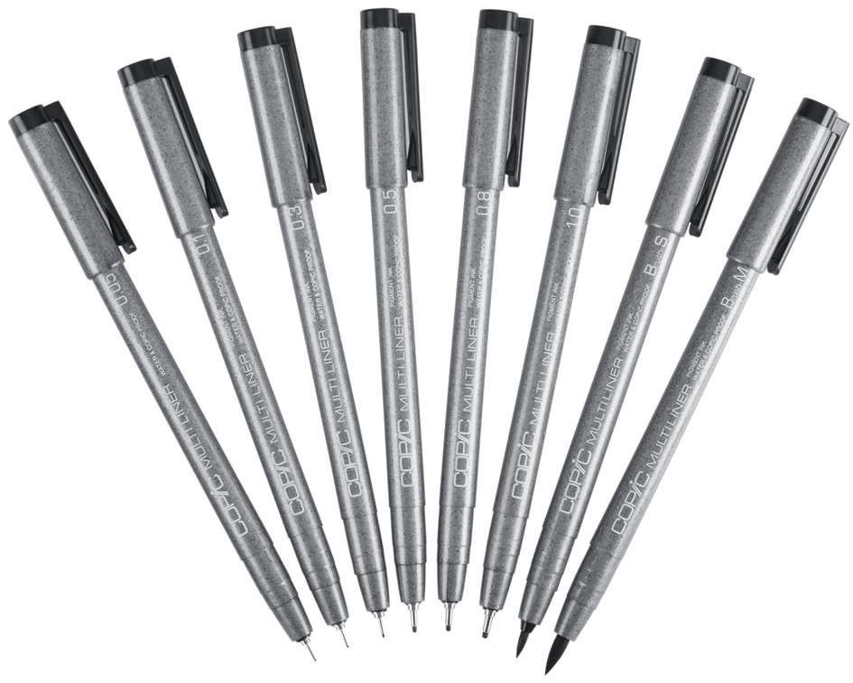 Multiliner_gruppeW9SX6tj7sxBLW COPIC Fineliner MULTILINER, 0,3 mm, warm grey