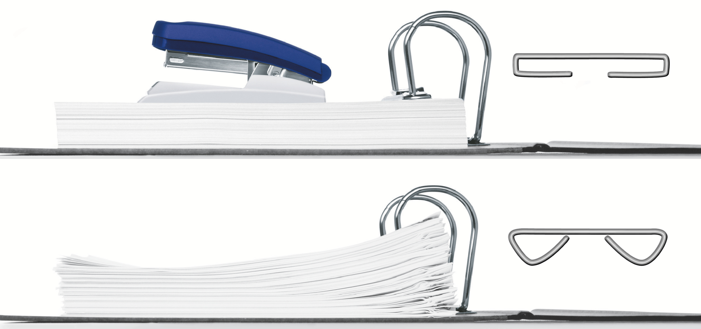 Flachhefttechnologie589b28ae6bbf8 LEITZ Blockheftgerät 5552, Heftleistung: 60 Blatt, silber