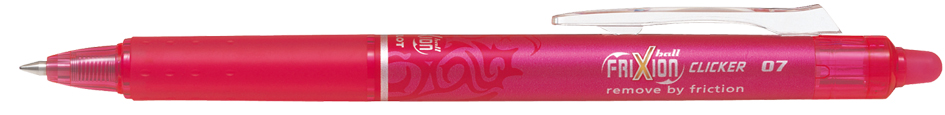 PILOT Tintenroller FRIXION BALL CLICKER 07, pink