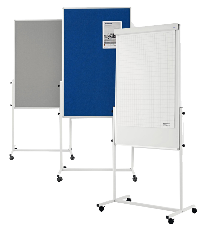 11112101589351ac35948 magnetoplan Universal Board, (B)750 x (H)1.200 mm, Filz blau