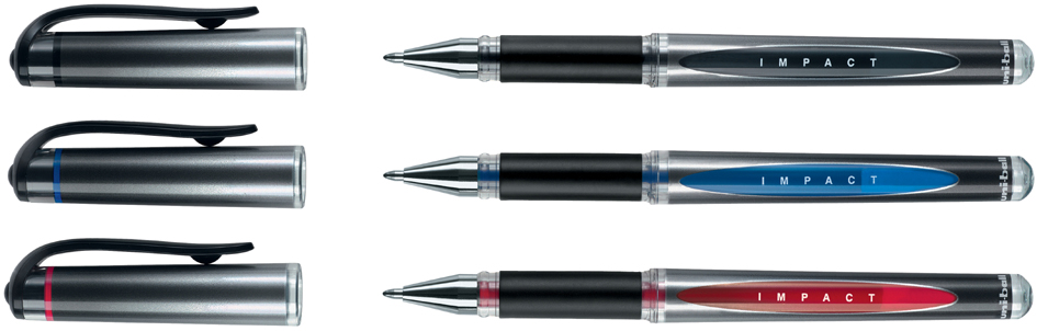uni-ball Gel-Tintenroller GEL IMPACT (UM-153S), rot