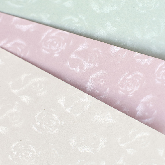 7d28947224e914ed89ce4895c94d0028 Falambi Premium Karton A4 - small Roses - weiß
