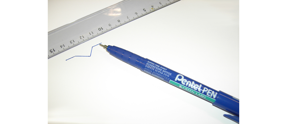 NMF50-Anwe Pentel Permanent-Marker GREEN-LABEL NMF50, schwarz