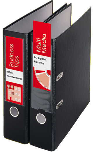 LP735_Anwnedung sigel Ordnerrücken-Einsteckschilder, breit, 53 x 190 mm