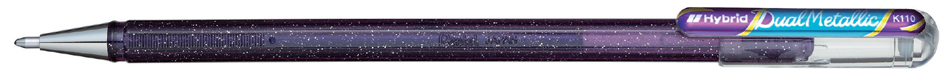 K110-DVX Pentel Hybrid Gel-Tintenroller ´Dual Pen´, schwarz/rot