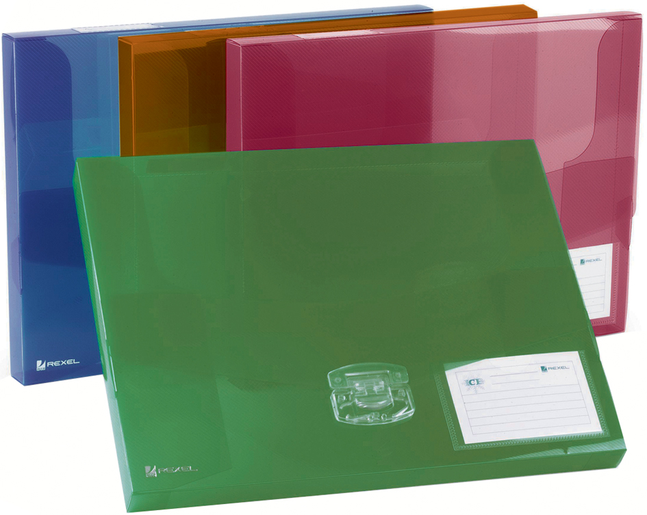 2102026589328a7de4a1 Rexel Sammelbox ICE, DIN A4, Füllhöhe: 40 mm, PP, glasklar