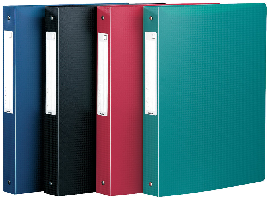 53593P11589322c4996f6 ELBA Ringbuch Memphis, 20 mm, 4 Ring-Reißmechanik, rot
