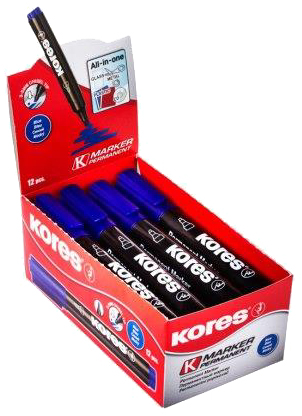 Kores Permanent-Marker ´K MARKER´, Keilspitze, grün