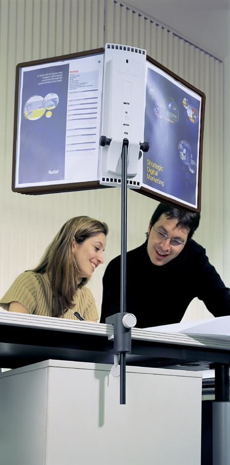 DURABLE Display-System SHERPA DESK CLAMP 10, Komplett-Set