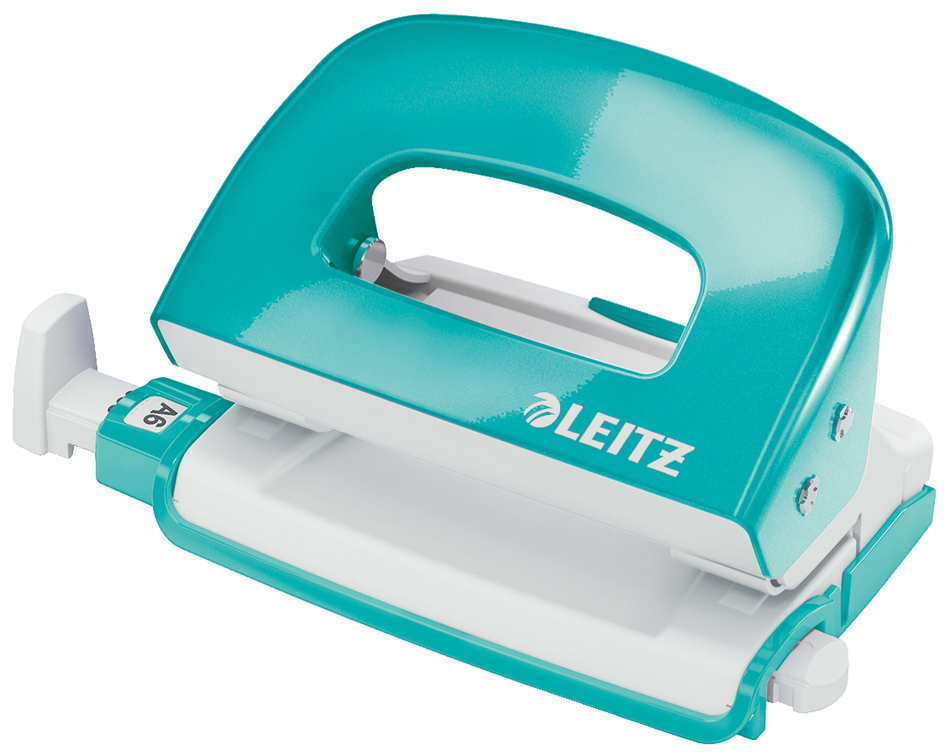 50601051aET4Bg345SHzs LEITZ Locher Mini Nexxt WOW 5060, gelb-metallic, im Karton