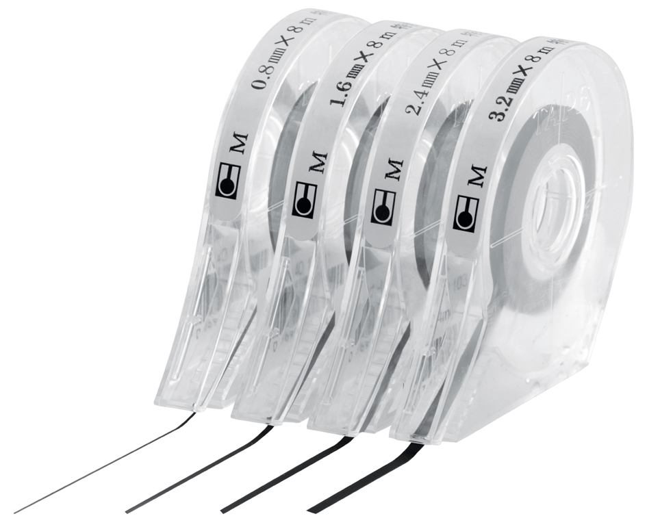 40101-zeichenband59965bca4865e magnetoplan Zeichenband, schwarz, (B)2,4 mm x (L)8 m