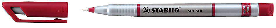 189-xx589337b43712c STABILO Fineliner sensor, Strichstärke: 0,3 mm, blau