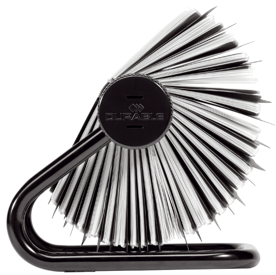 DURABLE Visitenkartenkartei VISIFIX, silber