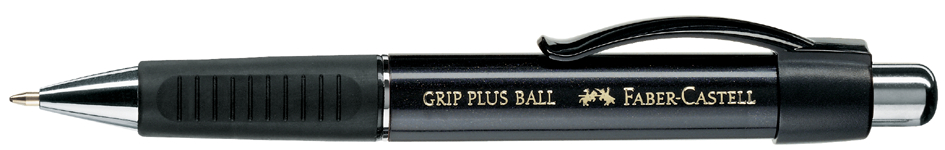 FABER-CASTELL Druckkugelschreiber GRIP PLUS, schwarz
