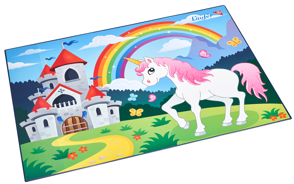 4665358e30fad70651 Läufer Schreibunterlage Einhorn, 400 x 530 mm