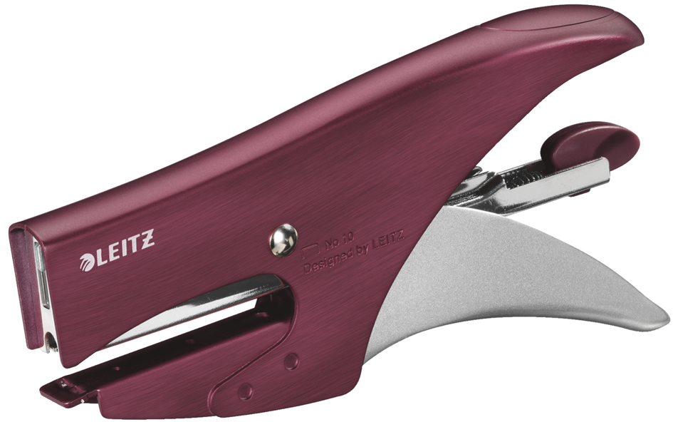 LEITZ Heftzange Style, Heftleistung: 15 Blatt, satin-schwarz