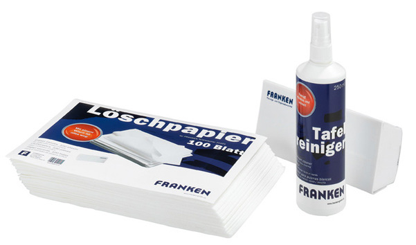 Z1961 FRANKEN Tafelreinigungs-Set für Weißwandtafeln
