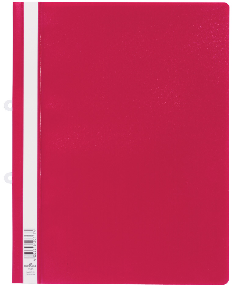 2580-03-durable589376b1e56b0 DURABLE Schnellhefter zum Abheften, DIN A4, rot