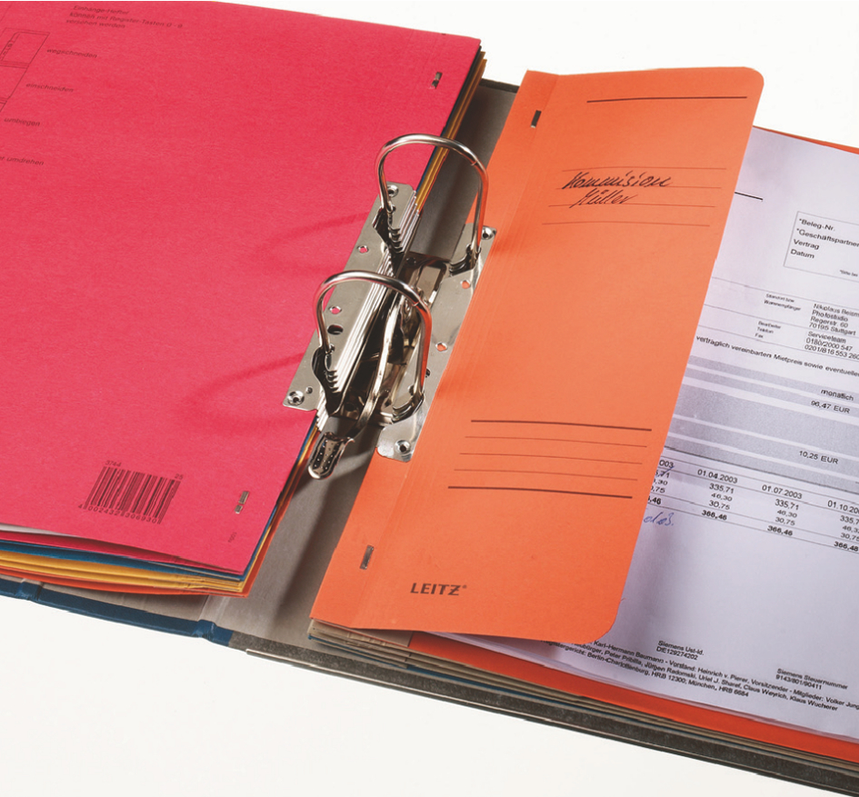 37440045_Anw5893614b40134 LEITZ Einhakhefter, DIN A4, Manilakarton, rot