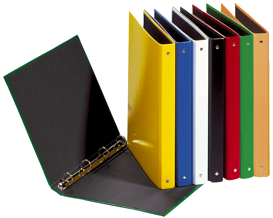 2060558934492913ad PAGNA Ringbuch ´Basic Colours´, 4 Ring-Mechanik, weiß
