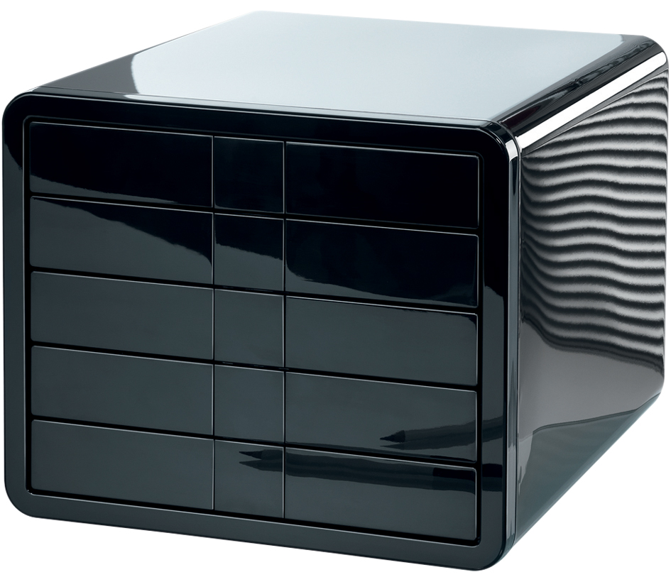 1551_13_Glanz5893692e218cb HAN Schubladenbox i-Box, 5 Schübe, Gehäuse: schwarz