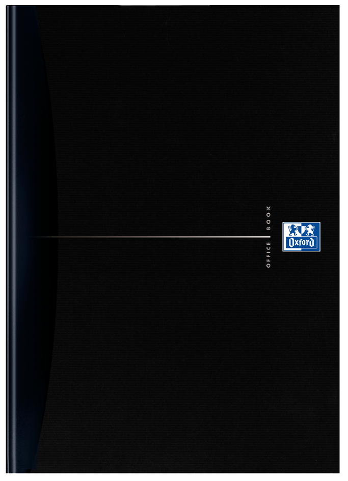 353002348589332745647e Oxford Notizbuch ´Smart Black´ - gebunden, DIN A4, liniert