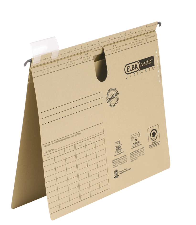 85441_85421589341e416cf0 ELBA Hängehefter vertic ULTIMATE, kaufmännische Heftung, A4