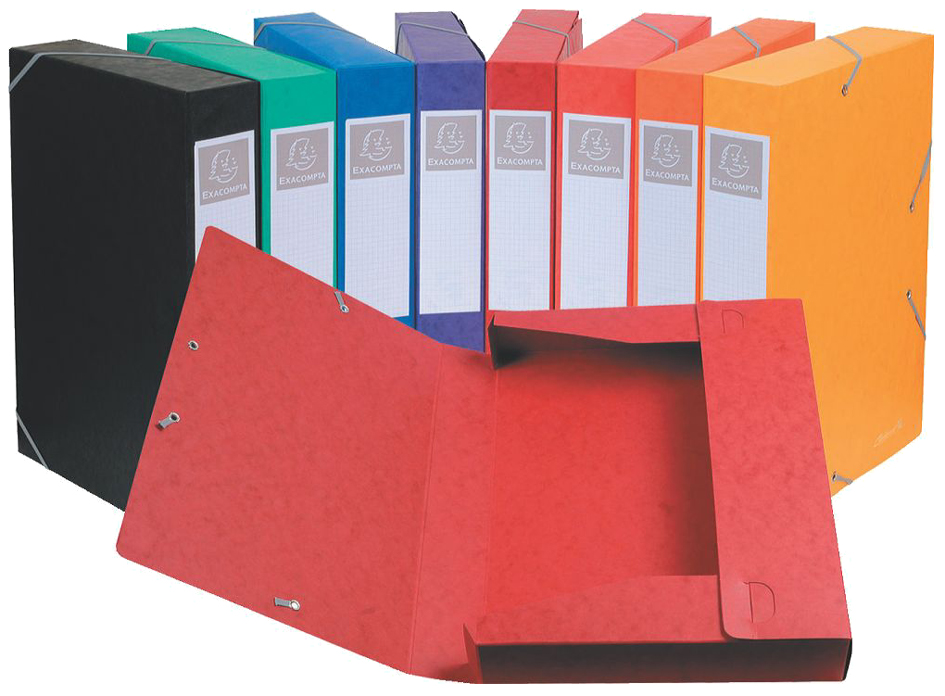 18505H_3nXaG9rmuWq7jW EXACOMPTA Sammelbox Cartobox, DIN A4, 60 mm, farbig sortiert