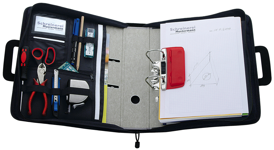 58_601_anw_Handwerk WEDO Ordnertasche, schwarz, für DIN A4 Ordner