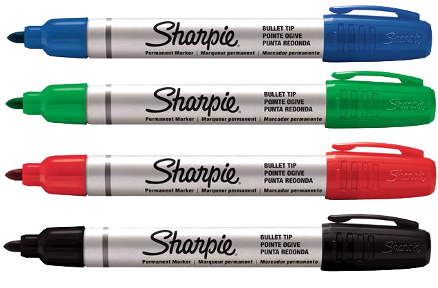 Metall-Small_rund Sharpie Permanent-Marker METAL SMALL, Rundspitze, schwarz
