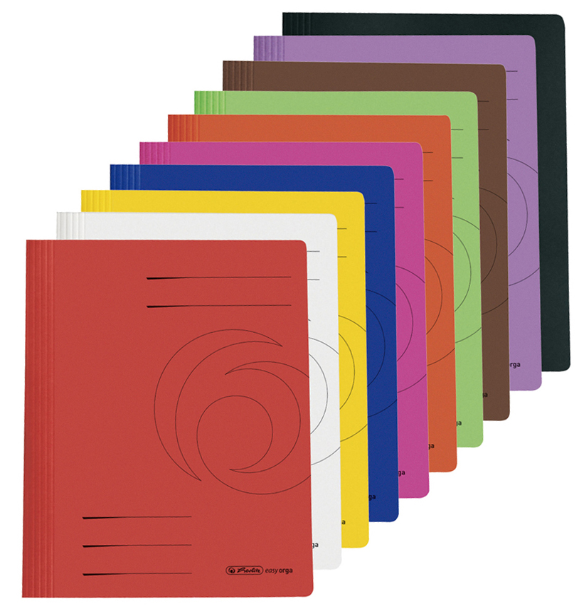 11034295000258931da611091 herlitz Schnellhefter easyorga, DIN A4, Manilakarton, orange