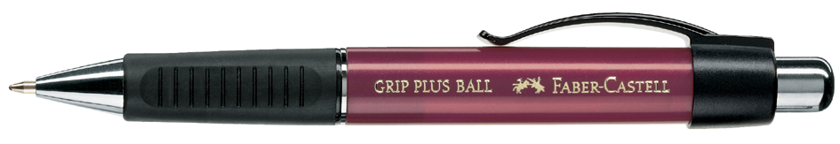 FABER-CASTELL Druckkugelschreiber GRIP PLUS, schwarz