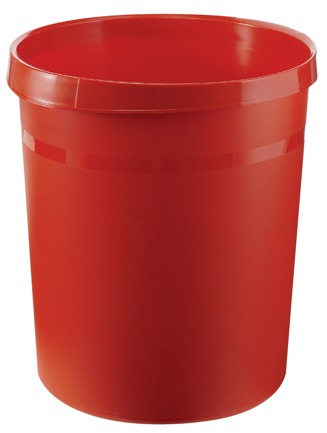 HAN Papierkorb GRIP, 18 Liter, rund, rot