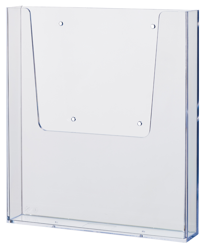 H2350202_leer58932c05d93b8 helit Wand-Prospekthalter, DIN A4, transparent