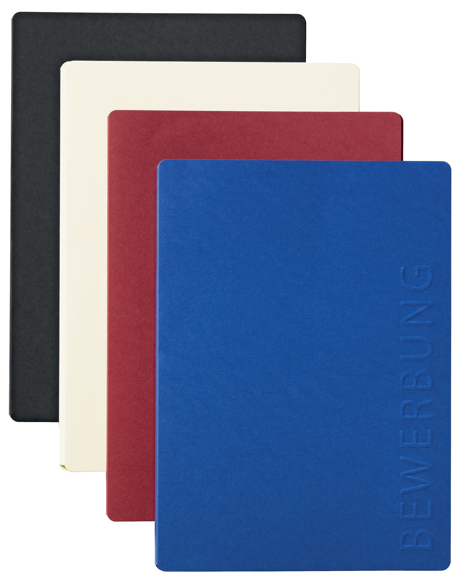 22006_farbfaecher589345af288c3 PAGNA Bewerbungsmappe ´Solo´, DIN A4, aus Karton, schwarz