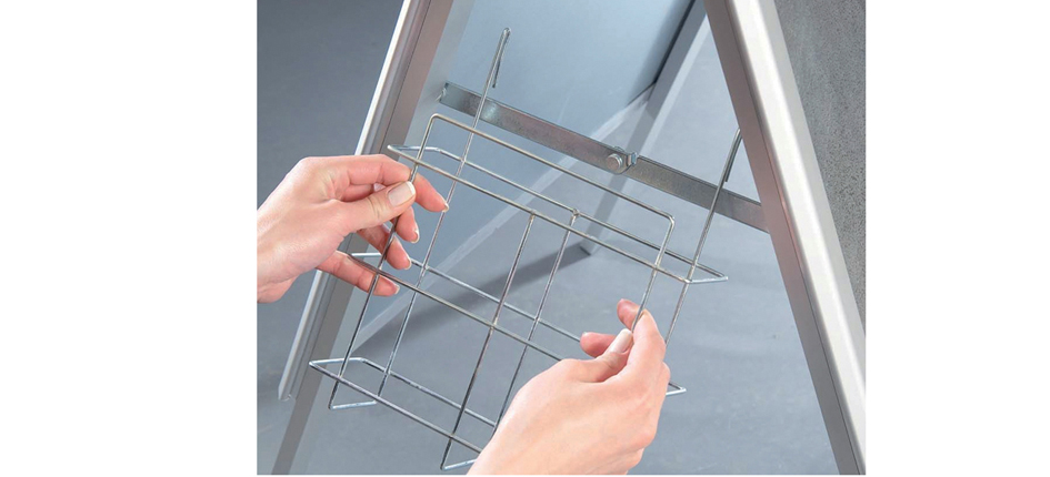 FRANKEN Plakatständer ´Standard´, DIN A2, 420 x 594 mm
