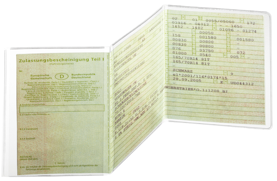 2142_19_GEN_B DURABLE Ausweishülle, aus PP, dreiteilig, transparent
