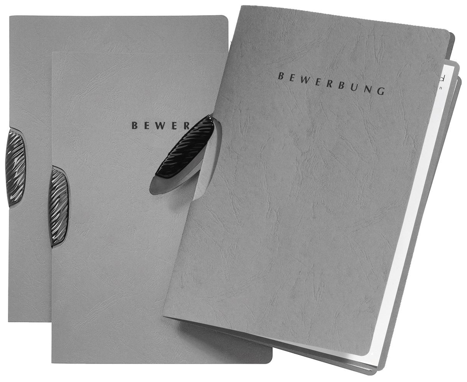 PAGNA Bewerbungsmappe ´Swing´, DIN A4, aus Karton, blau