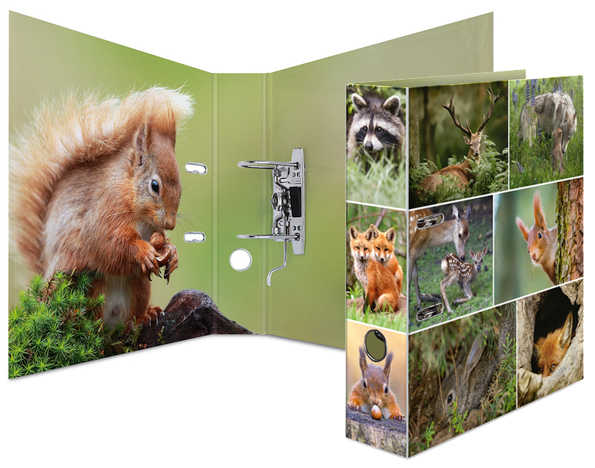 7202_2 HERMA Motivordner ´Animals´, DIN A4, Waldtiere