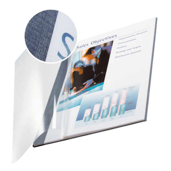 61bf51c001a21113b7bc74d4aee11014 Leitz Soft-Cover-Mappen, ImpressBind, 3.5 mm - blau - blau
