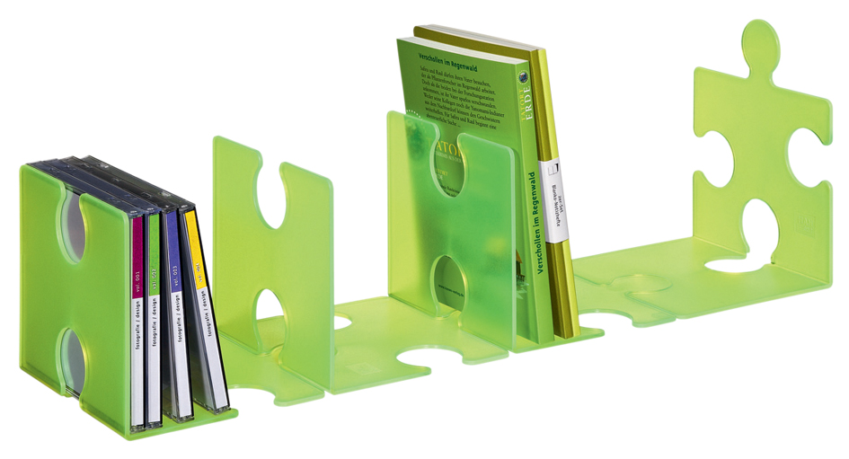 9212_70_Deko589b28cbd99a0 HAN Buchstütze PUZZLE, 2er Set, schwarz