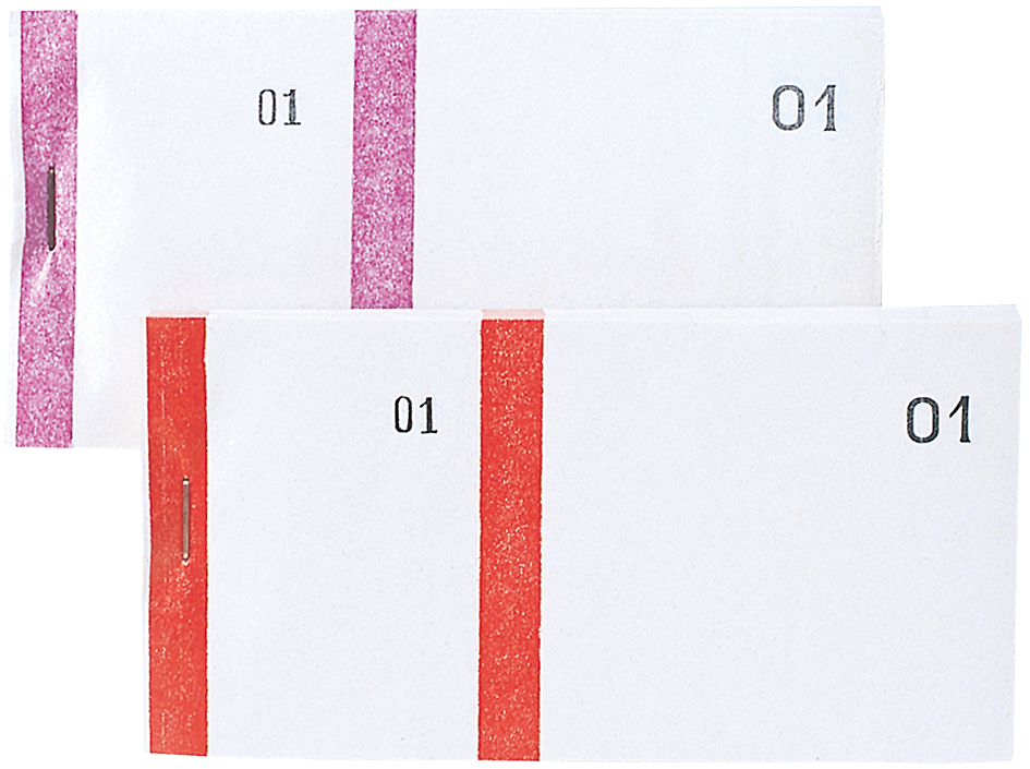 ELVE Bon-Block, farbig sortiert, Maße: (B)135 x (H)60 mm
