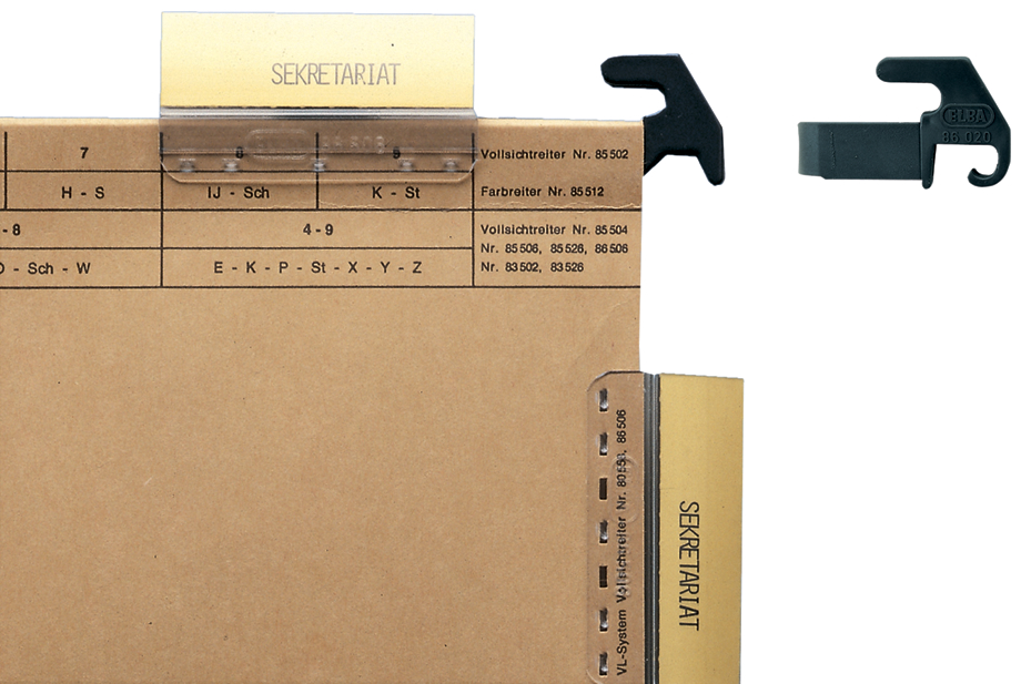 86506_80558_86020589343658a7d7 ELBA Vollsichtreiter VL, PVC, 4-zeilig, (B)58 mm