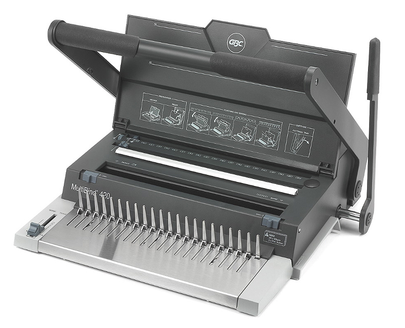 6eedf88930f40725326ca74d533c39de GBC Draht- und Plastik- Bindegerät Multibind 420 (ibiMaster 500)