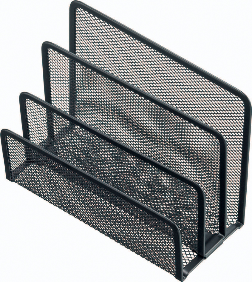 H25183_95_E_1_300 helit Briefständer Mesh, aus Drahtmetall, schwarz