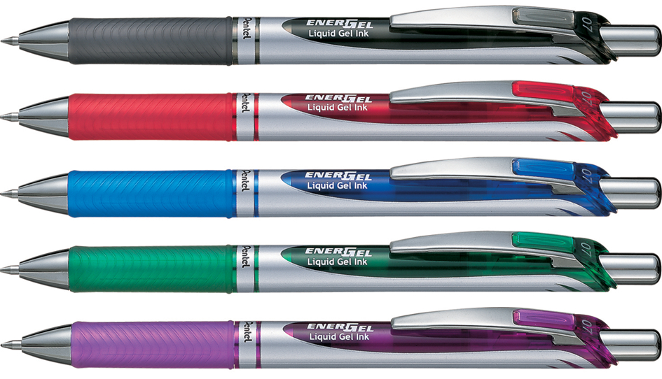BL77A_V58932f06ef8a2 Pentel Liquid Gel-Tintenroller Energel BL77, hellblau